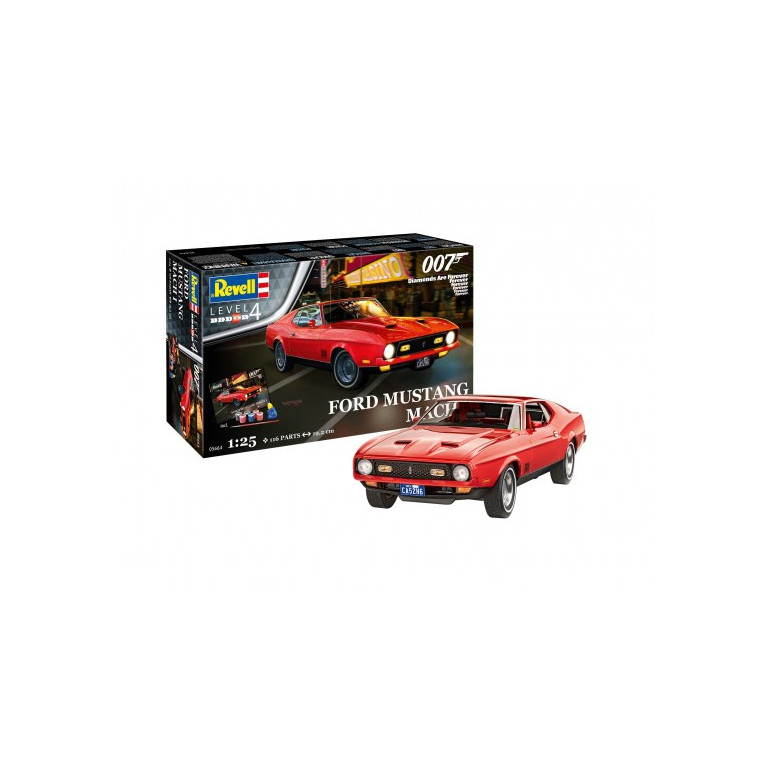 Coffret cadeau - Ford Mustang Mach 1 (James Bond 007) "Les diamants sont éternels" - REVELL 05664 - 1/24