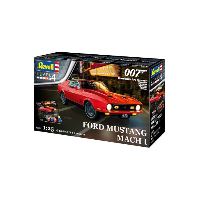 Coffret cadeau - Ford Mustang Mach 1 (James Bond 007) "Les diamants sont éternels" - REVELL 05664 - 1/24