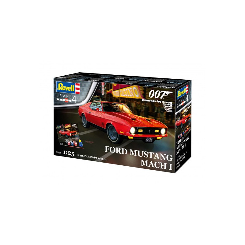 Coffret cadeau - Ford Mustang Mach 1 (James Bond 007) "Les diamants sont éternels" - REVELL 05664 - 1/24