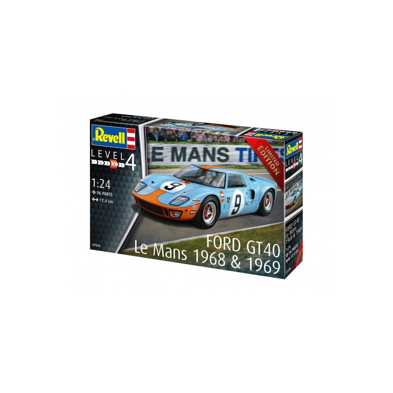 Ford GT40 Le Mans 1968 / 1969 - REVELL 7696 - 1/24