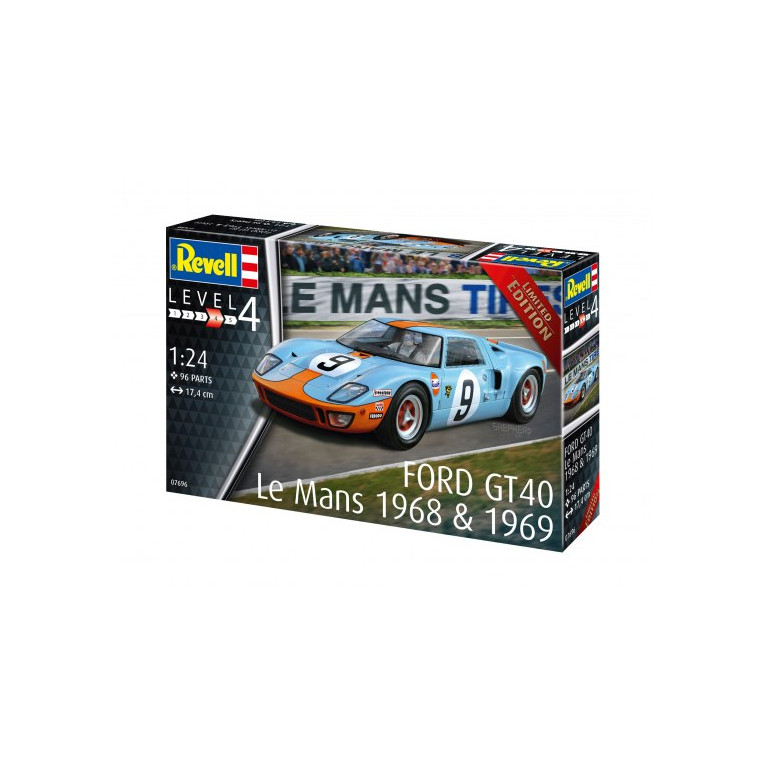Ford GT40 Le Mans 1968 / 1969 - REVELL 7696 - 1/24