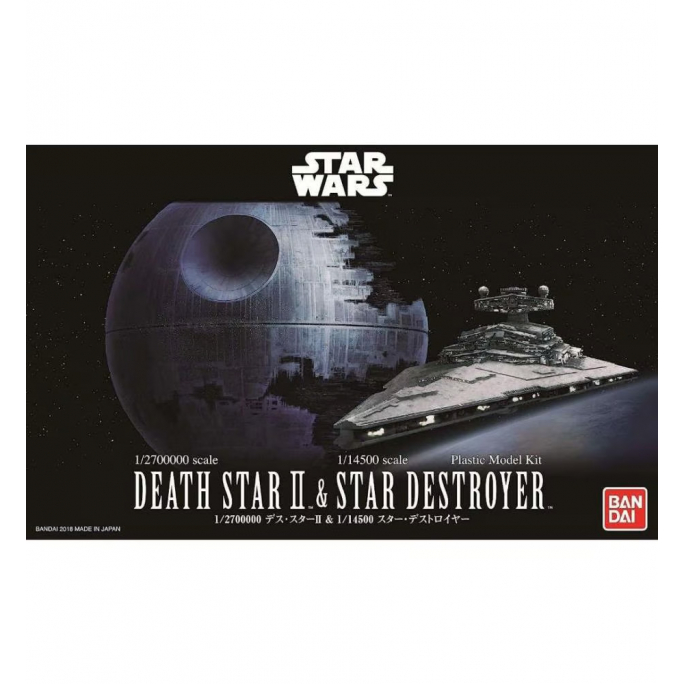 Étoile de la mort II + Destroyer stellaire impérial - Ban Dai - REVELL 01207