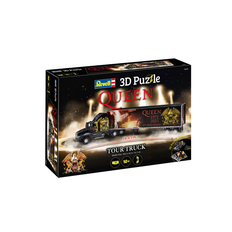 Camion de tournée "Queen 1971-2021" Puzzle 3D - REVELL 00230