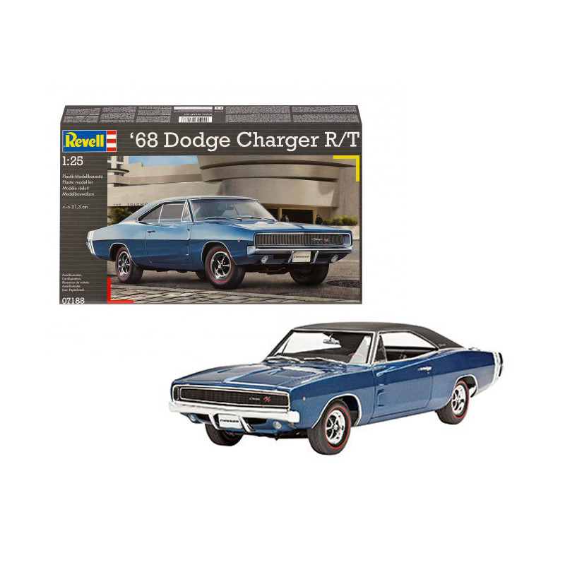 Dodge Charger R/T 1968 - REVELL 7188 - 1/25