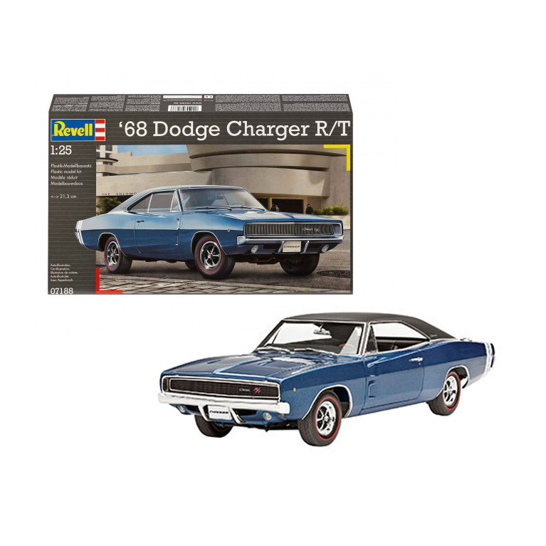 Dodge Charger R/T 1968 - REVELL 7188 - 1/25