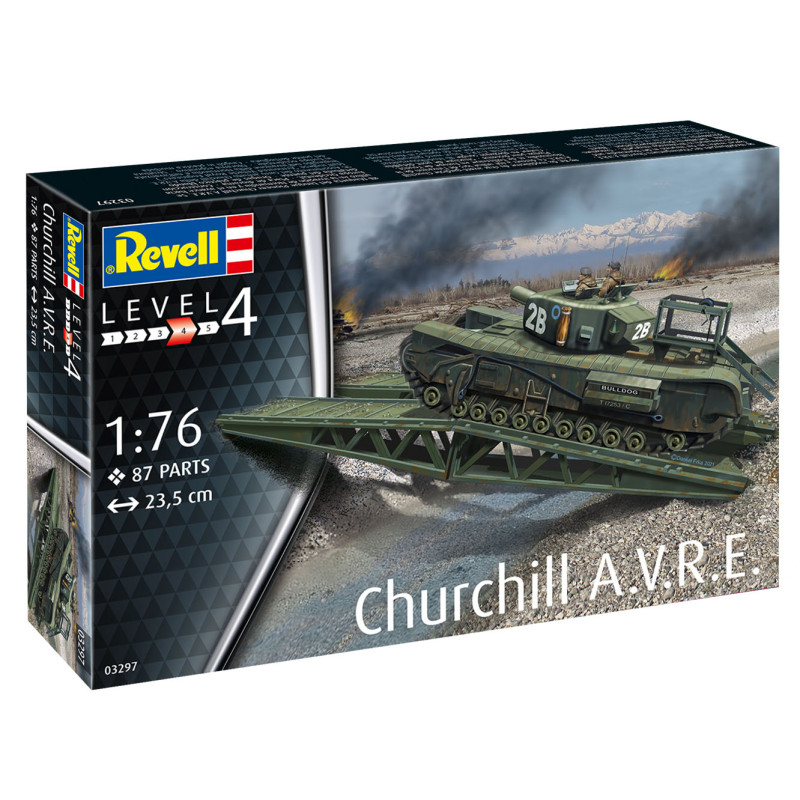 Char / Tank Churchill A.V.R.E. - REVELL 3297 - 1/76