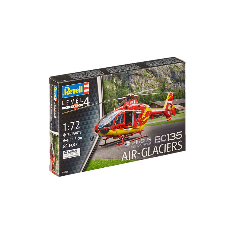 Hélicoptère Airbus, EC135 AIR GLACIERS - REVELL 4986 - 1/72