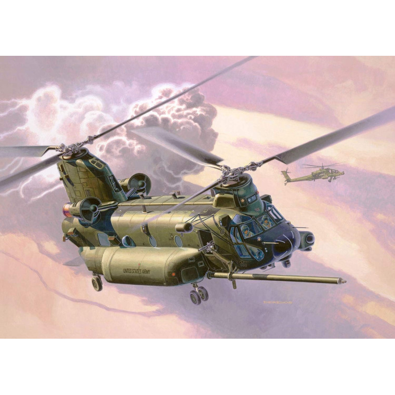 Hélicoptère de Transport, MH-47 Chinook - REVELL 3876 - 1/72