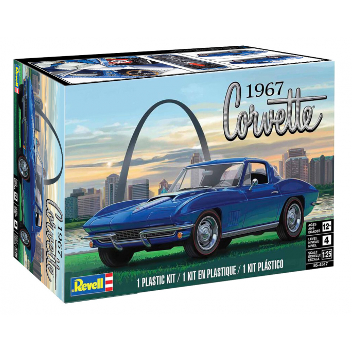 Corvette Sting Ray Sport Coupe 2N1 1967 - REVELL 854517 - 1/25