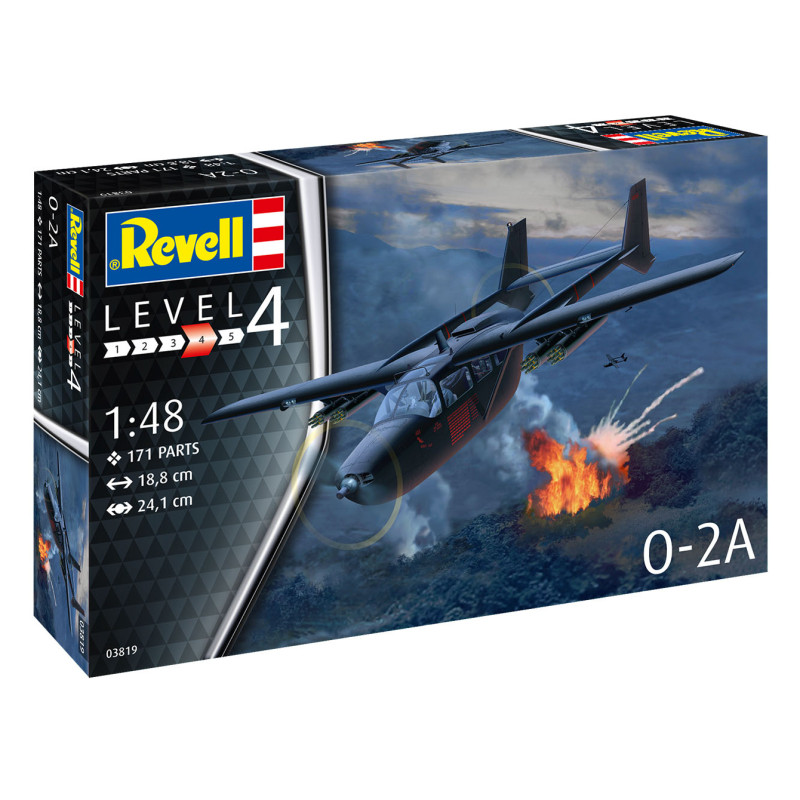 Avion militaire bimoteur O-2A - REVELL 3819 - 1/48