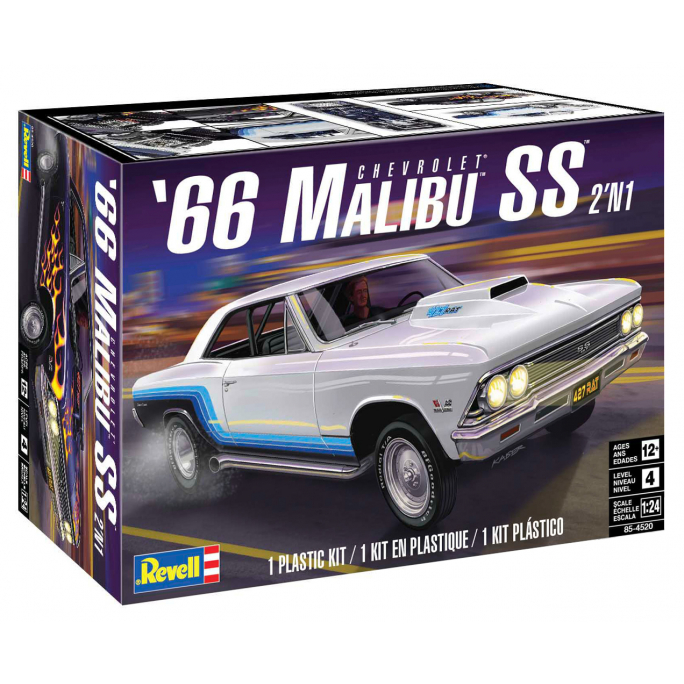 Chevrolet Malibu SS, 1966 - REVELL 14520 - 1/24