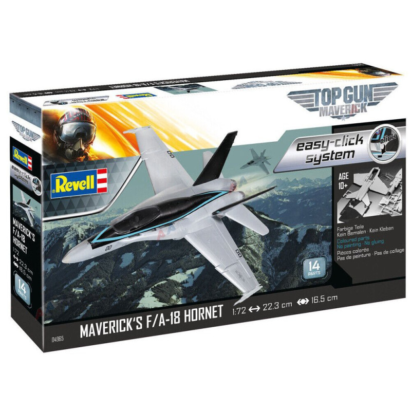 F-18 Hornet 'Top Gun' Maverick, Easy-Click - REVELL 4965 - 1/72