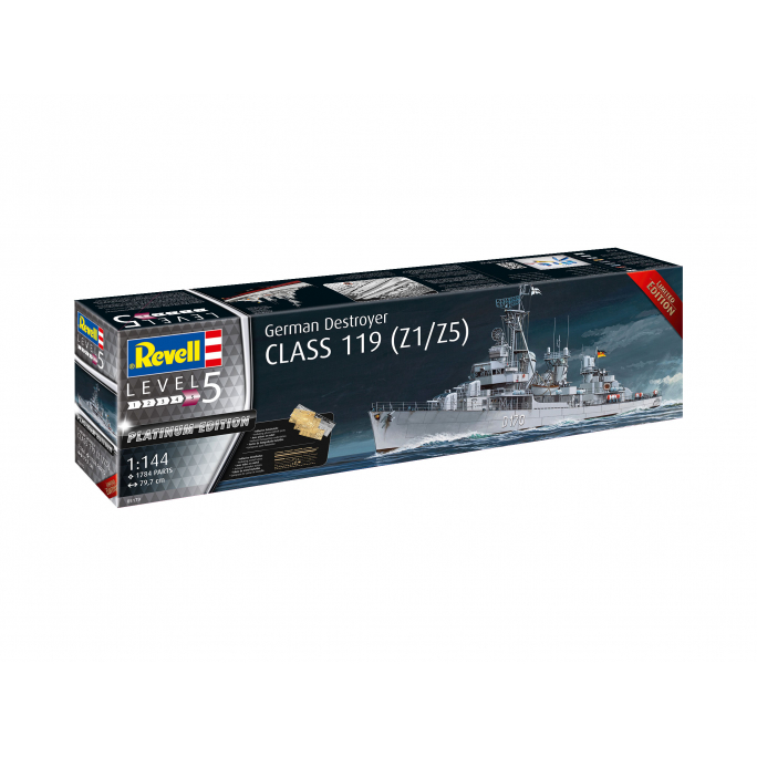 Destroyer Allemand Classe 119 (Z1/Z5) - REVELL 5179 - 1/144