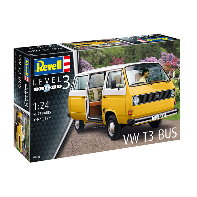 Volkswagen Transporter T3 Bus - REVELL 7706 - 1/24