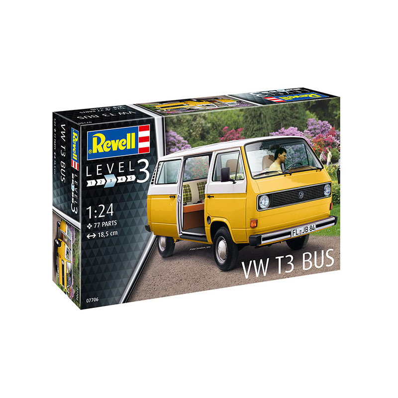 Volkswagen Transporter T3 Bus - REVELL 7706 - 1/24