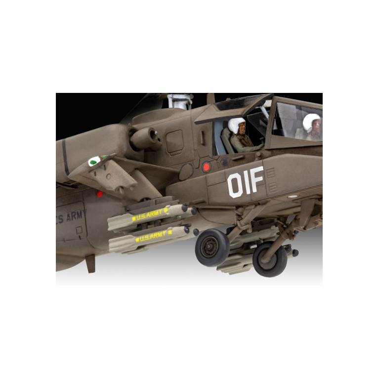Hélicoptère de combat AH-64A Apache - REVELL 3824 - 1/72
