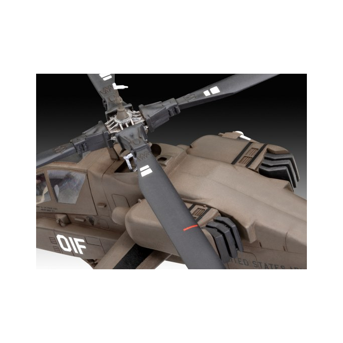 Hélicoptère de combat AH-64A Apache - REVELL 3824 - 1/72