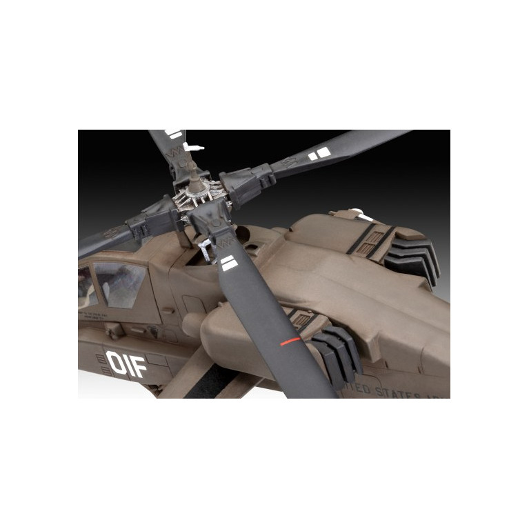 Hélicoptère de combat AH-64A Apache - REVELL 3824 - 1/72