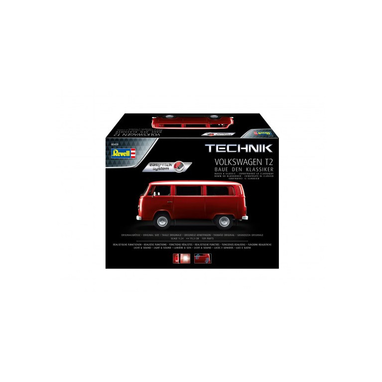 Volkswagen T2 - Technologie Easy-Click - REVELL 00459 - 1/24