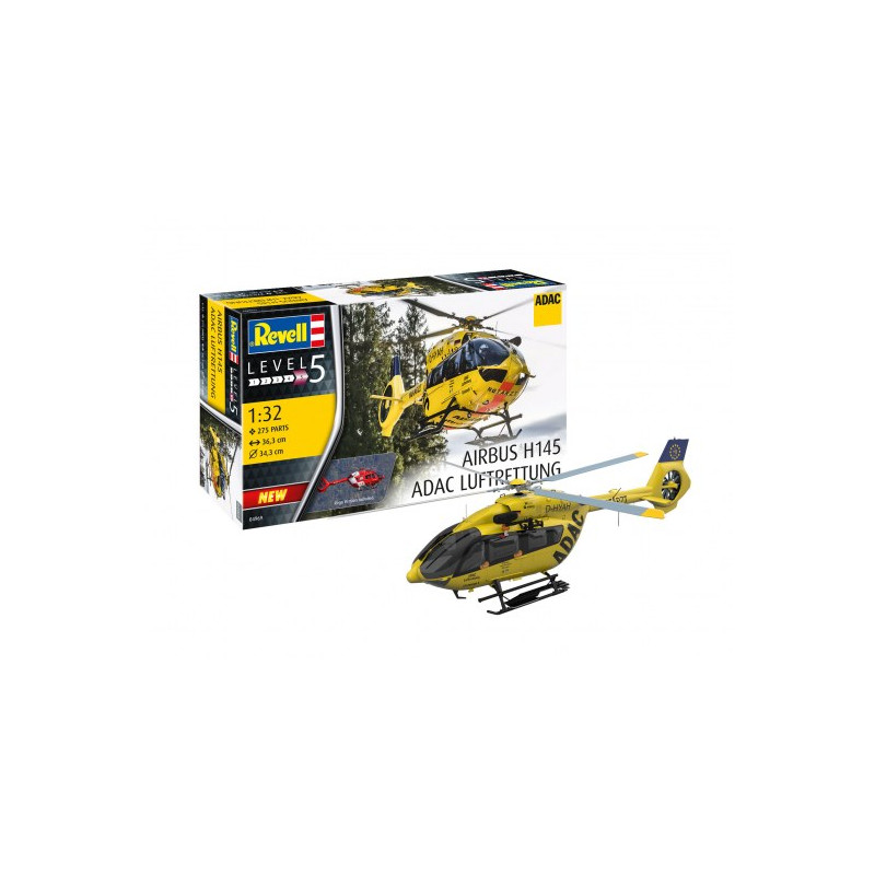 Hélicoptère Airbus H145 ADAC Luftrettung - REVELL 04969 - 1/32