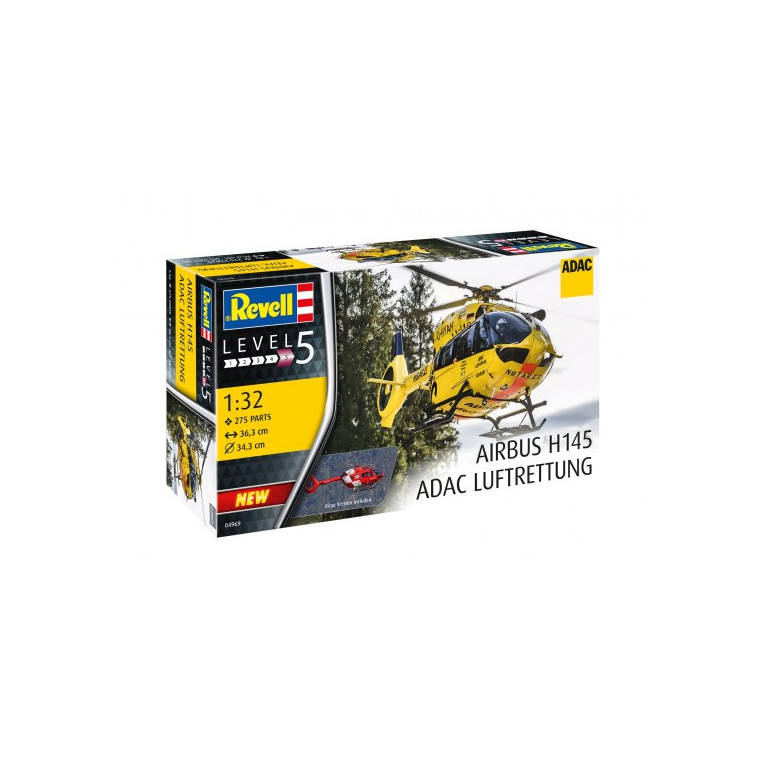 Hélicoptère Airbus H145 ADAC Luftrettung - REVELL 04969 - 1/32