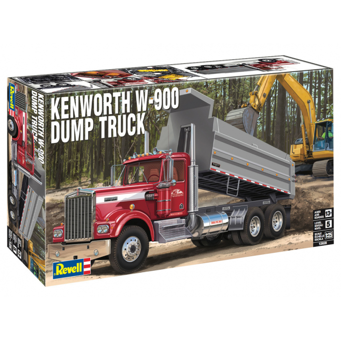 Kenworth W-900, Camion benne - REVELL 12628 - 1/25
