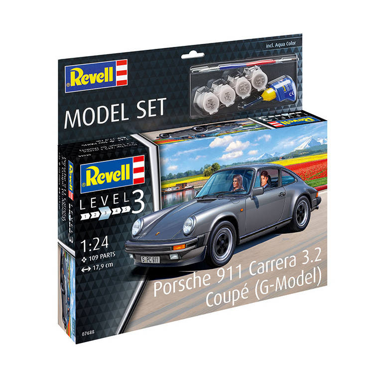 Porsche 911 Carrera 3.2 Coupé, Model Set  - REVELL 67688 - 1/24
