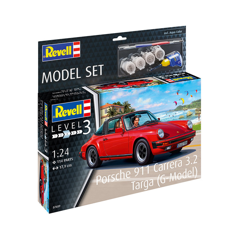 Porsche 911 Carrera 3.2 Targa (Type G) - REVELL 7689 - 1/24