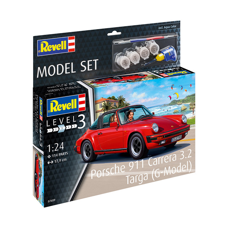 Porsche 911 Carrera 3.2 Targa (Type G) - REVELL 7689 - 1/24
