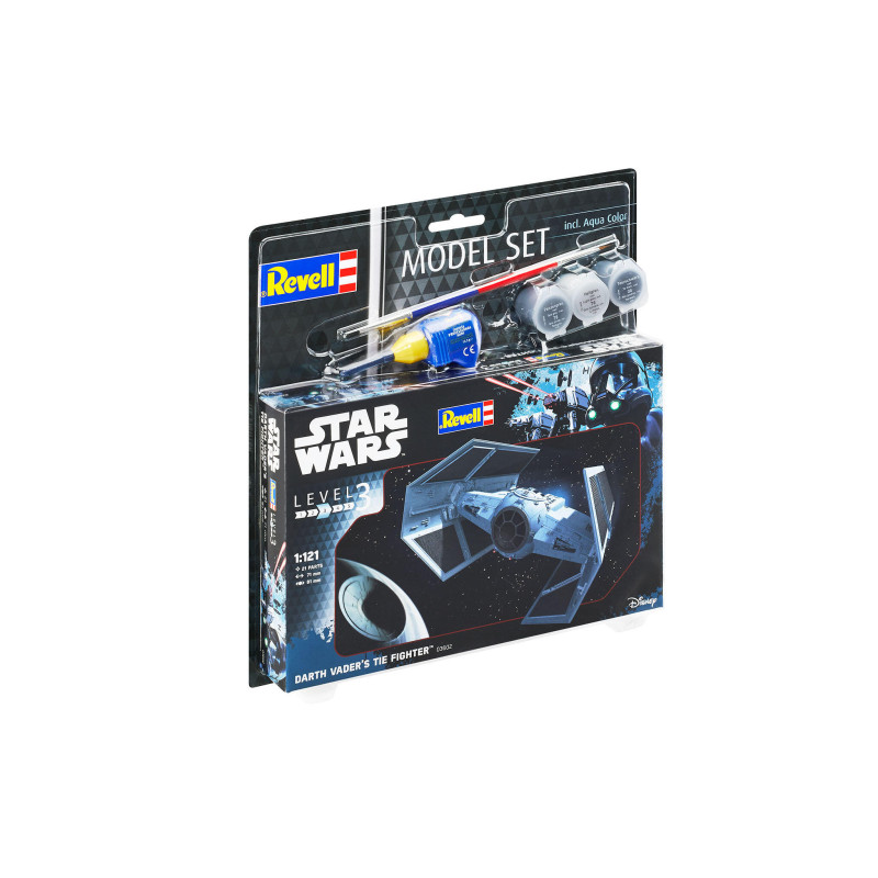 Darth Vader's TIE Fighter, Star Wars, Model Set - REVELL 63602 - 1/121