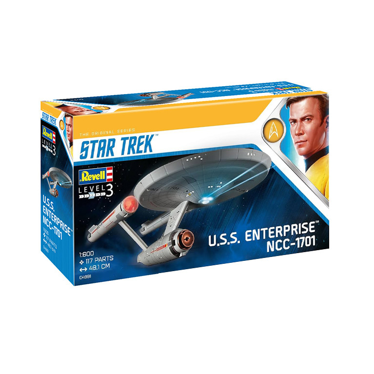 Star Trek, USS Enterprise NCC 1701, Original - REVELL 4991 - 1/600