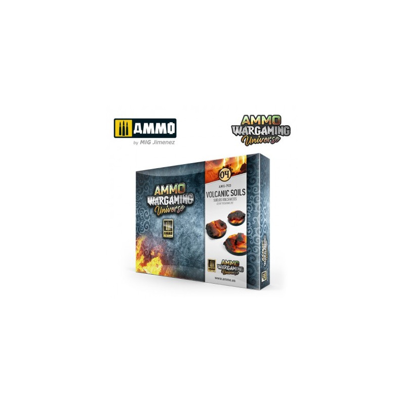 AMMO Wargaming Univers 04 - Sols volcaniques - AMMO 7923