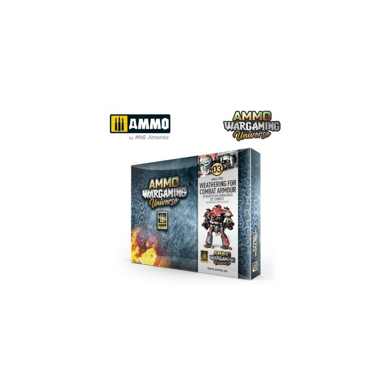 AMMO Wargaming Univers 03 - Armure de combat patinée - AMMO 7922