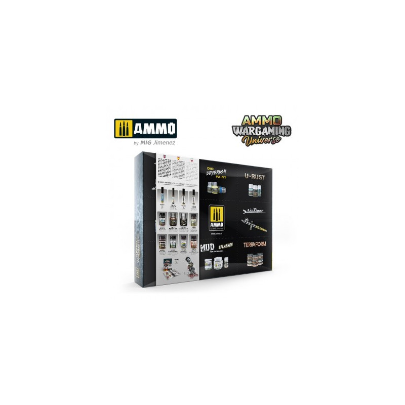 AMMO Wargaming Univers 03 - Armure de combat patinée - AMMO 7922