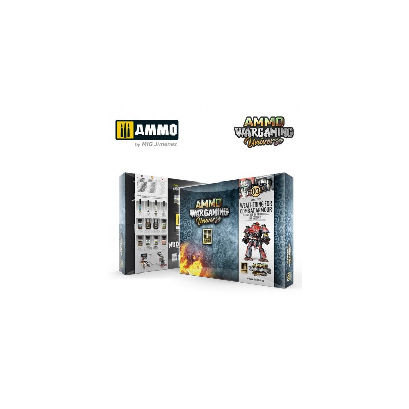 AMMO Wargaming Univers 03 - Armure de combat patinée - AMMO 7922