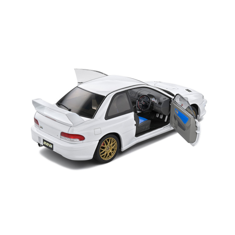 Subaru Impreza 22B, Pure White 1998 - SOLIDO S1807404 - 1/18