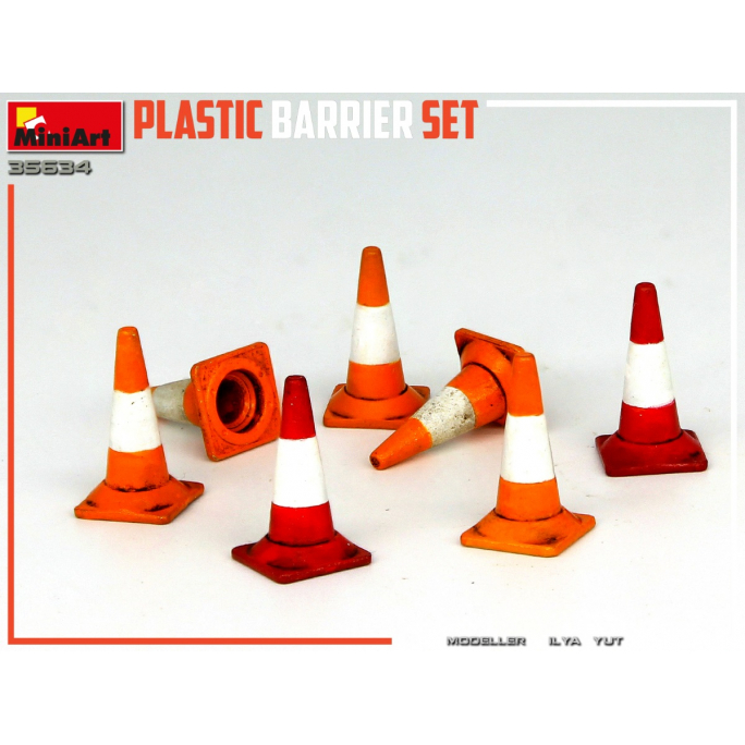 Ensemble de barrières en plastique - MINIART 35634 - 1/35