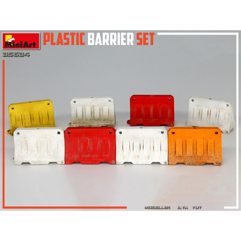 Ensemble de barrières en plastique - MINIART 35634 - 1/35