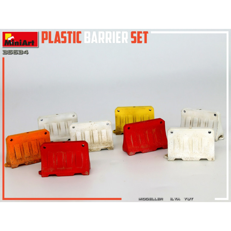 Ensemble de barrières en plastique - MINIART 35634 - 1/35