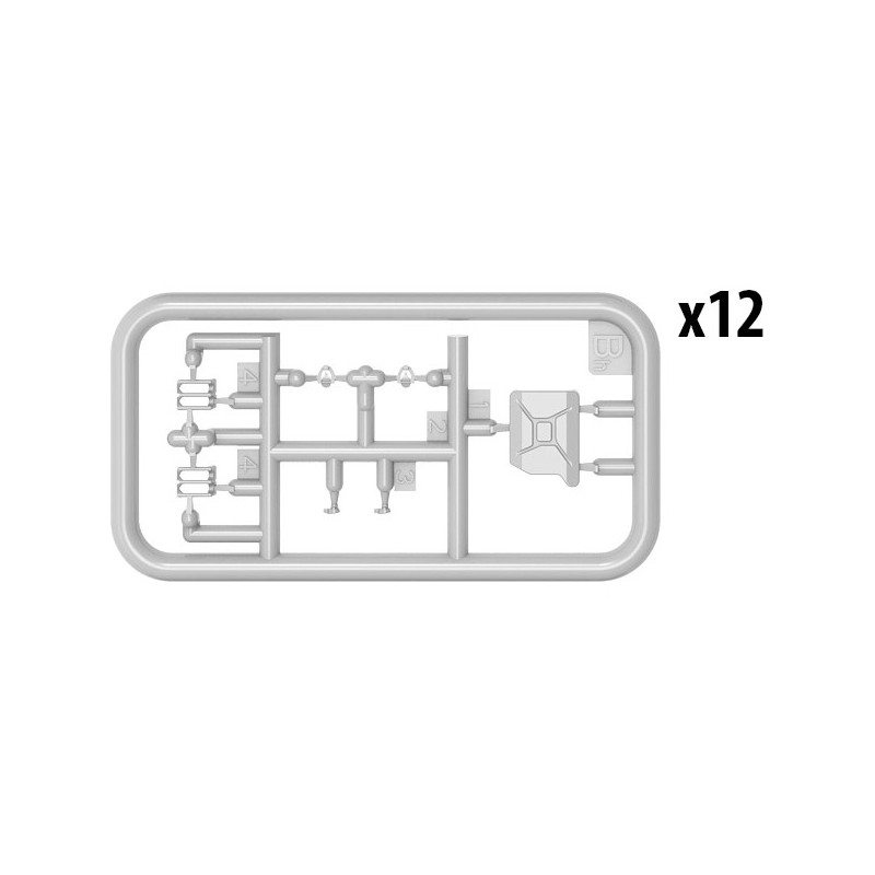 Ensemble de Jerrycans Allemand WW2 - MINIART 35588 - 1/35