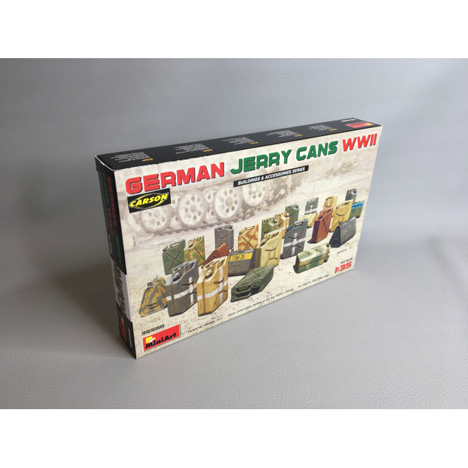 Ensemble de Jerrycans Allemand WW2 - MINIART 35588 - 1/35