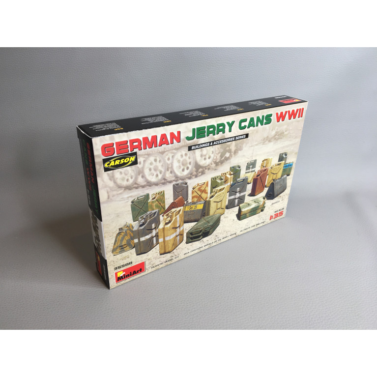 Ensemble de Jerrycans Allemand WW2 - MINIART 35588 - 1/35