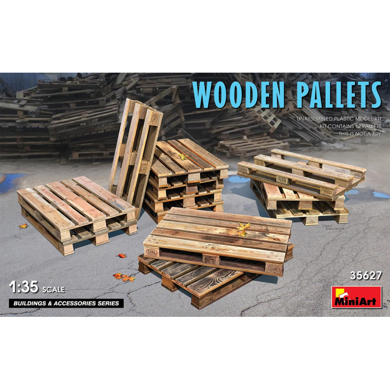 Ensemble de palettes (Bois) - MINIART 35627 - 1/35