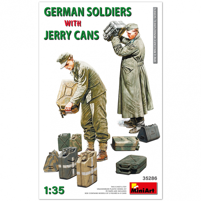 Soldats Allemand avec des Jerrycans - MINIART 35286 - 1/35