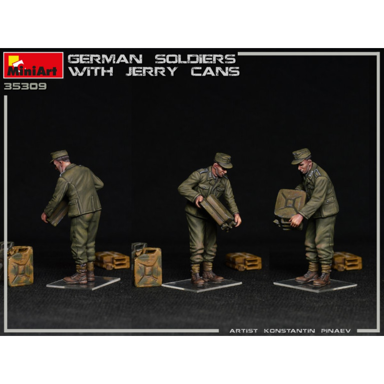 Soldats Allemand avec des Jerrycans - MINIART 35286 - 1/35