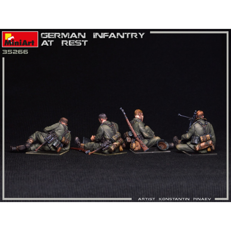 Infanterie Allemande au repos - MINIART 35266 - 1/35