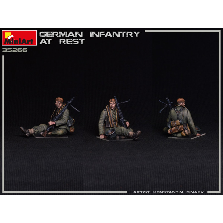 Infanterie Allemande au repos - MINIART 35266 - 1/35