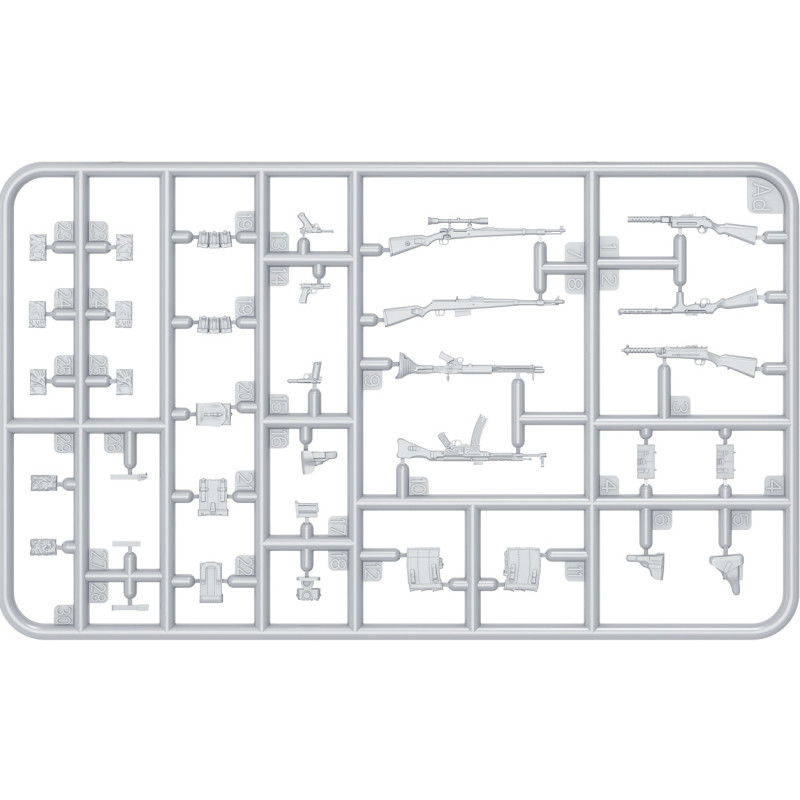 Armes et équipement d'infanterie Allemande - MINIART 35247 - 1/35