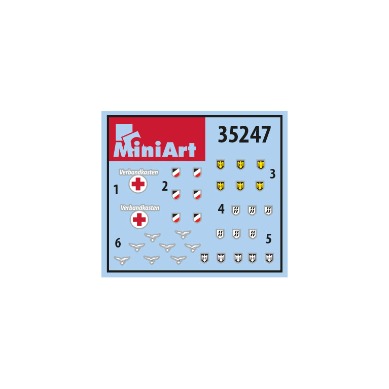 Armes et équipement d'infanterie Allemande - MINIART 35247 - 1/35