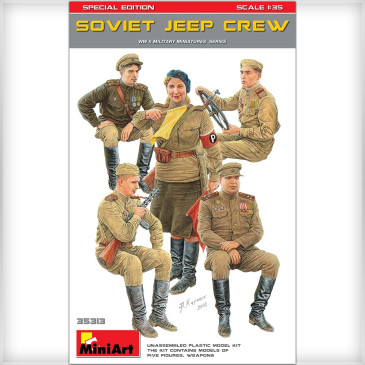 Équipage de Jeep Soviétique, Edition Spéciale - MINIART 35313 - 1/35